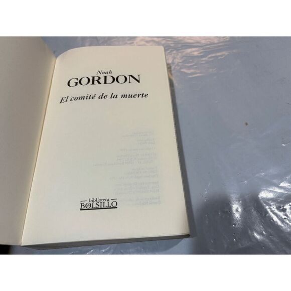 El Comite de la Muerte by Noah Gordon [paperback] Spanish Language - Picture 7 of 8